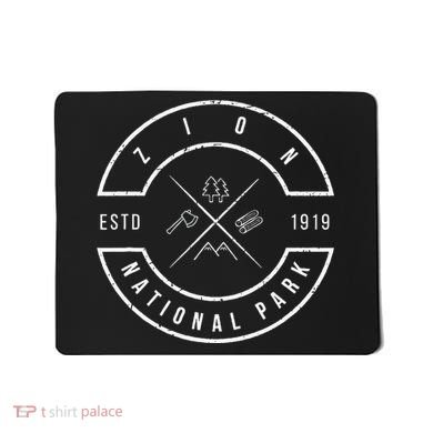 Zion National Park Utah Emblem Ut Souvenir Mousepad