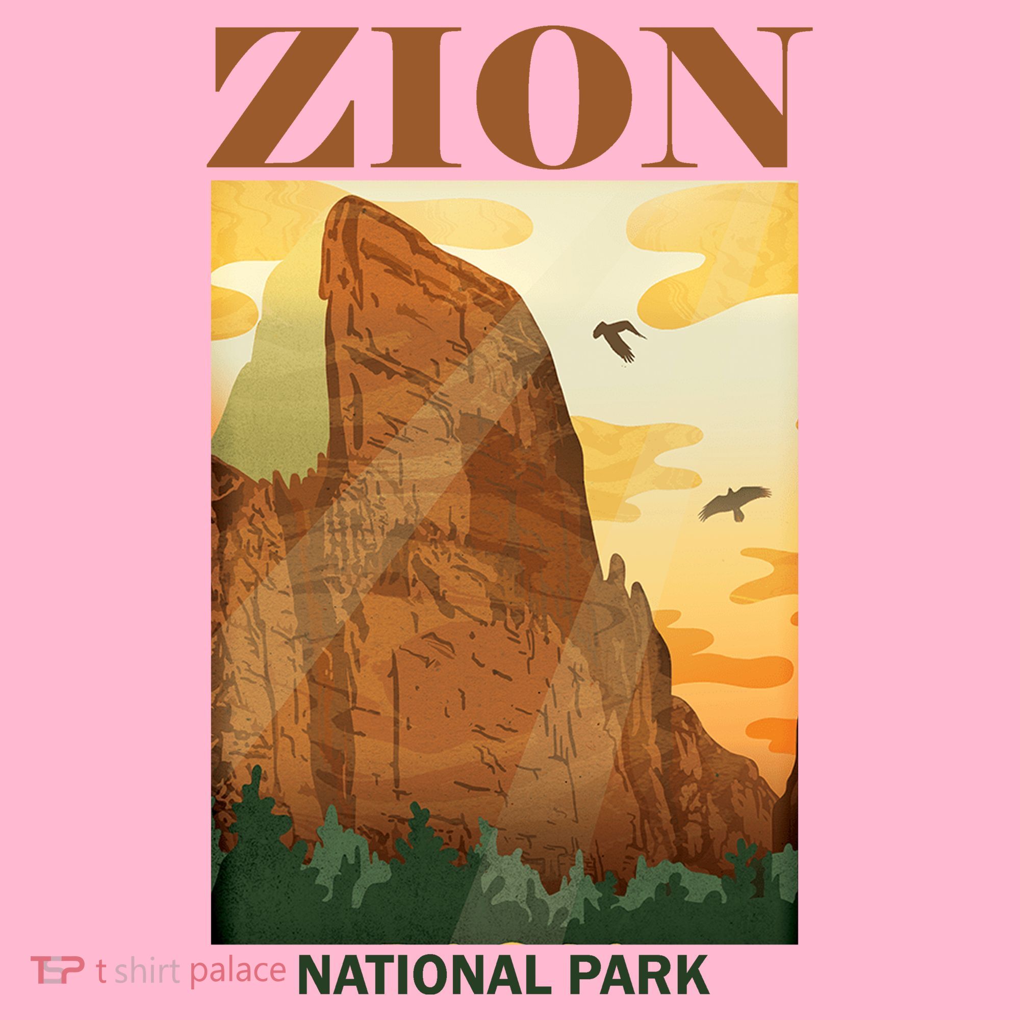 Zion National Park Vintage T-Shirt
