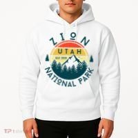 Zion National Park Utah Nature Hiking Outdoors Hoodie thumb 2