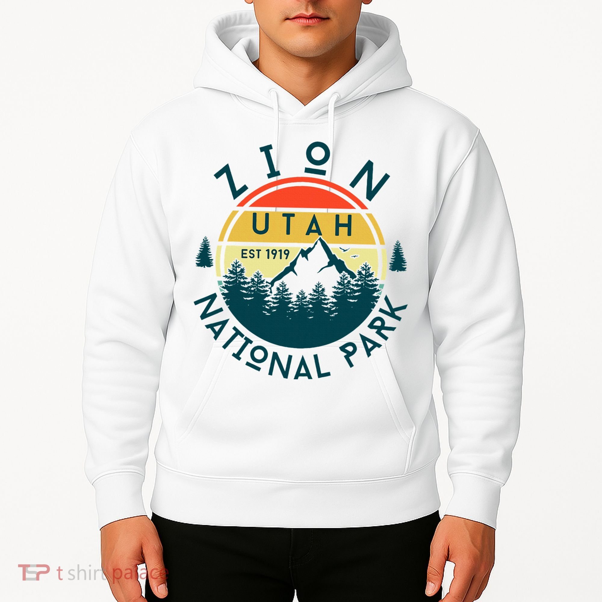 Zion National Park Utah Nature Hiking Outdoors Hoodie