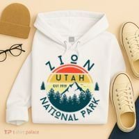 Zion National Park Utah Nature Hiking Outdoors Hoodie thumb 4