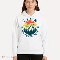 Zion National Park Utah Nature Hiking Outdoors Hoodie thumb 5