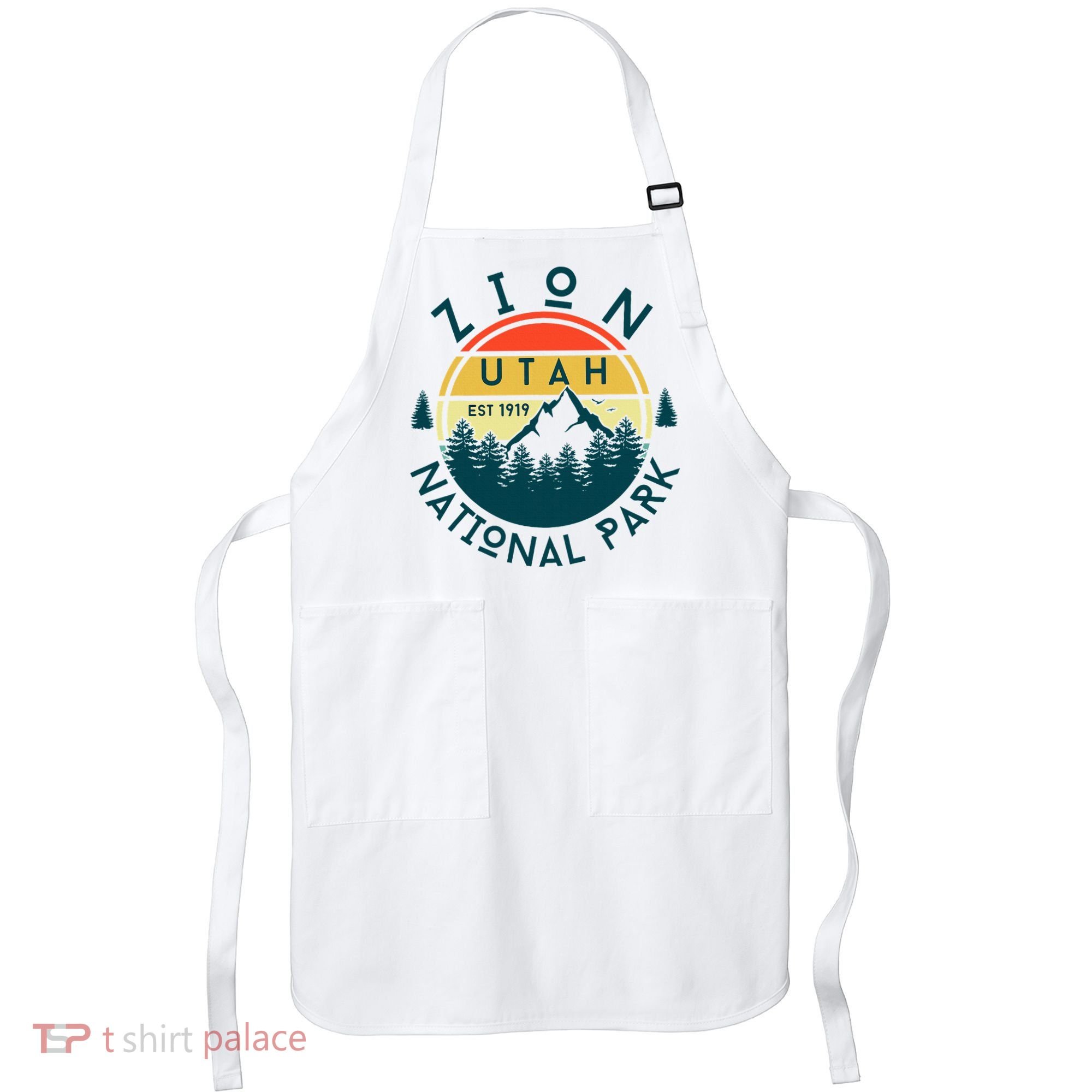 Zion National Park Utah Nature Hiking Outdoors Apron