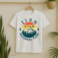 Zion National Park Utah Nature Hiking Outdoors T-Shirt thumb 2