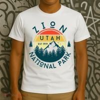 Zion National Park Utah Nature Hiking Outdoors T-Shirt thumb 3