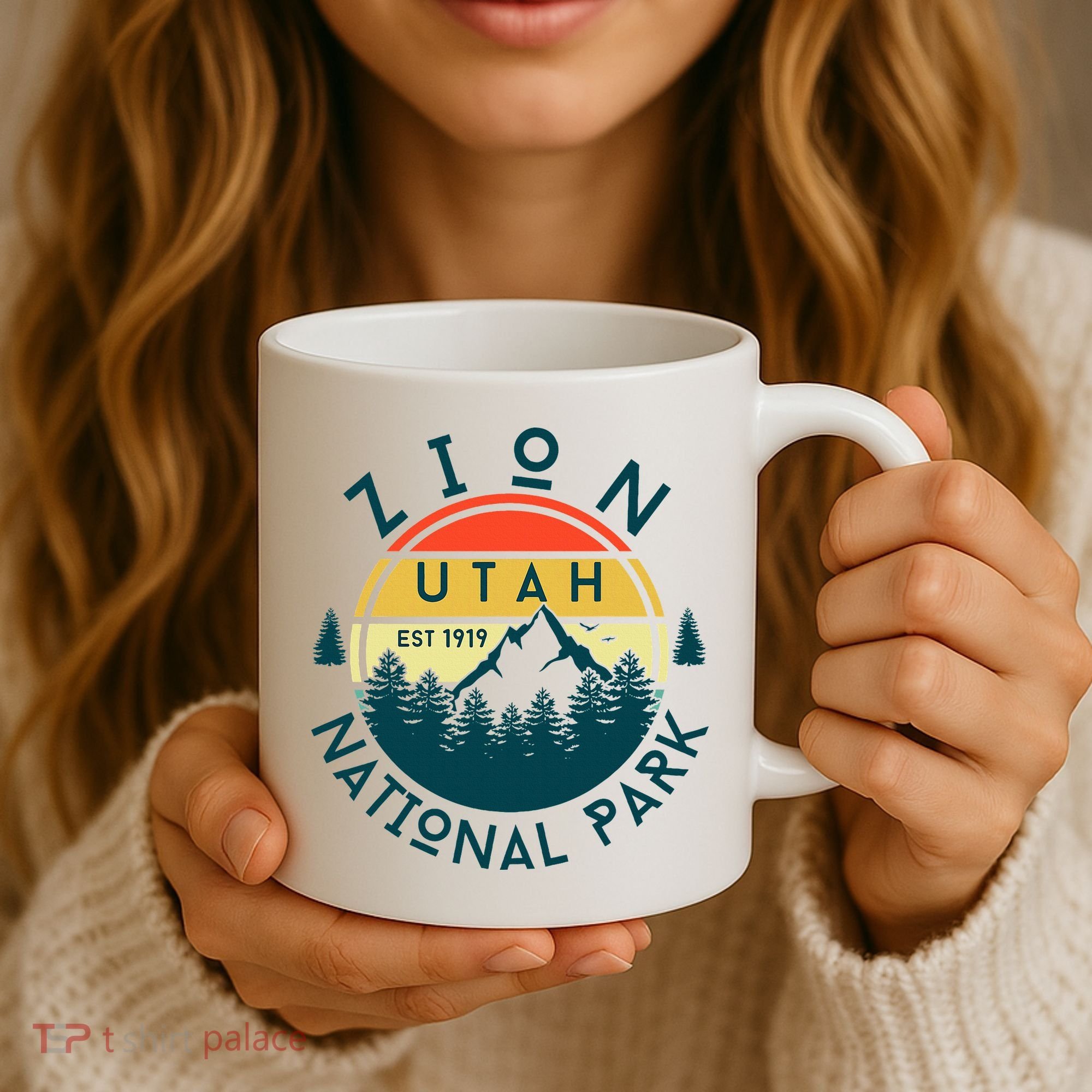 Zion National Park Utah Nature Hiking Outdoors Coffee Mug