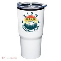 Zion National Park Utah Nature Hiking Outdoors Tumbler thumb 0