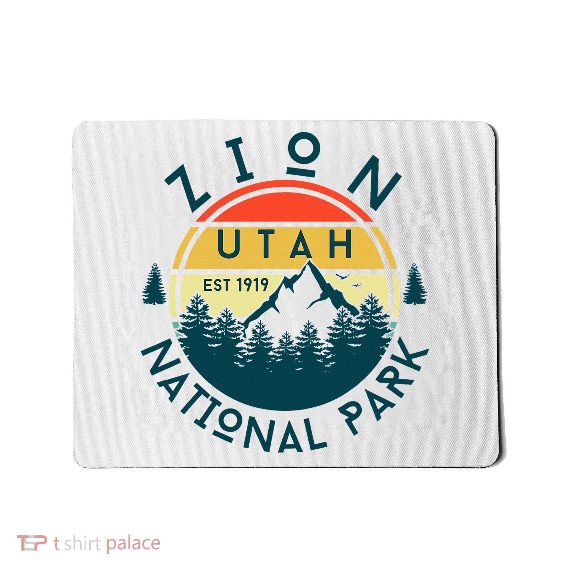 Zion National Park Utah Nature Hiking Outdoors Mousepad