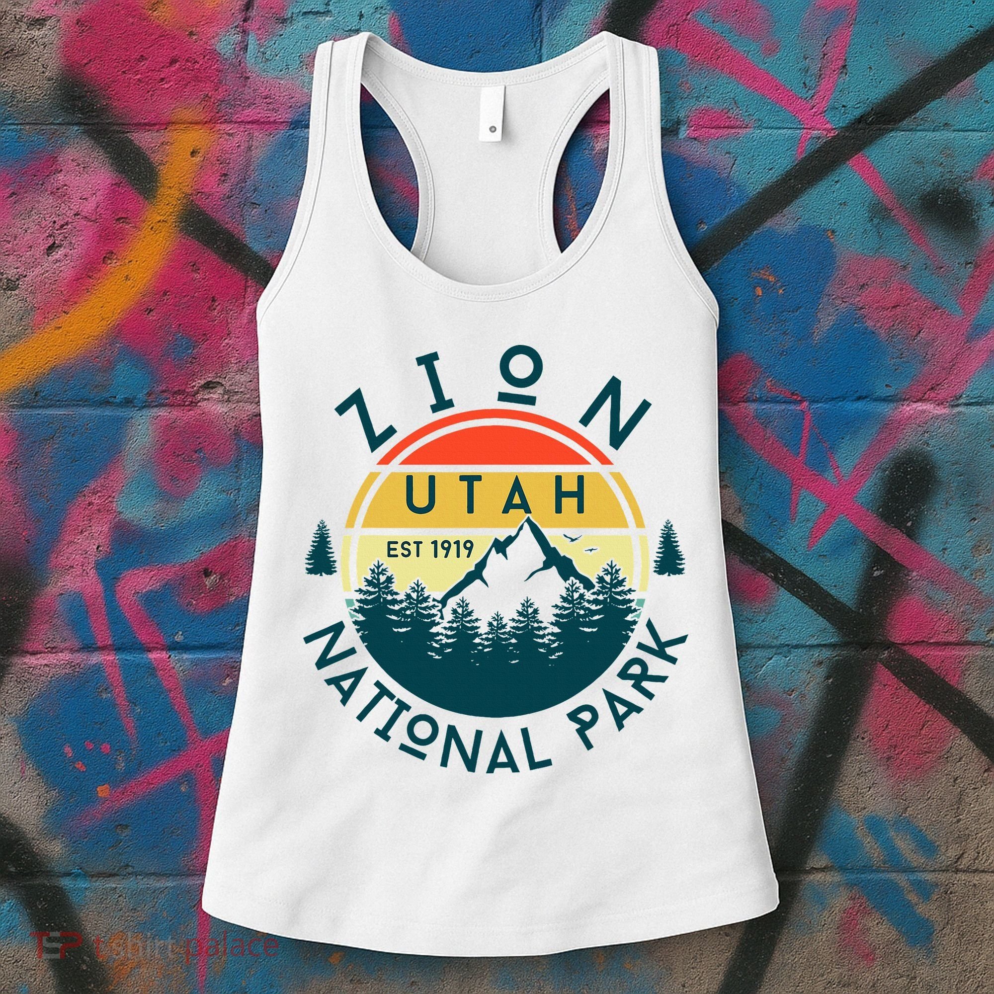 Zion National Park Utah Nature Hiking Outdoors Women's Tank Top