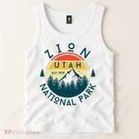Zion National Park Utah Nature Hiking Outdoors Tank Top thumb 2