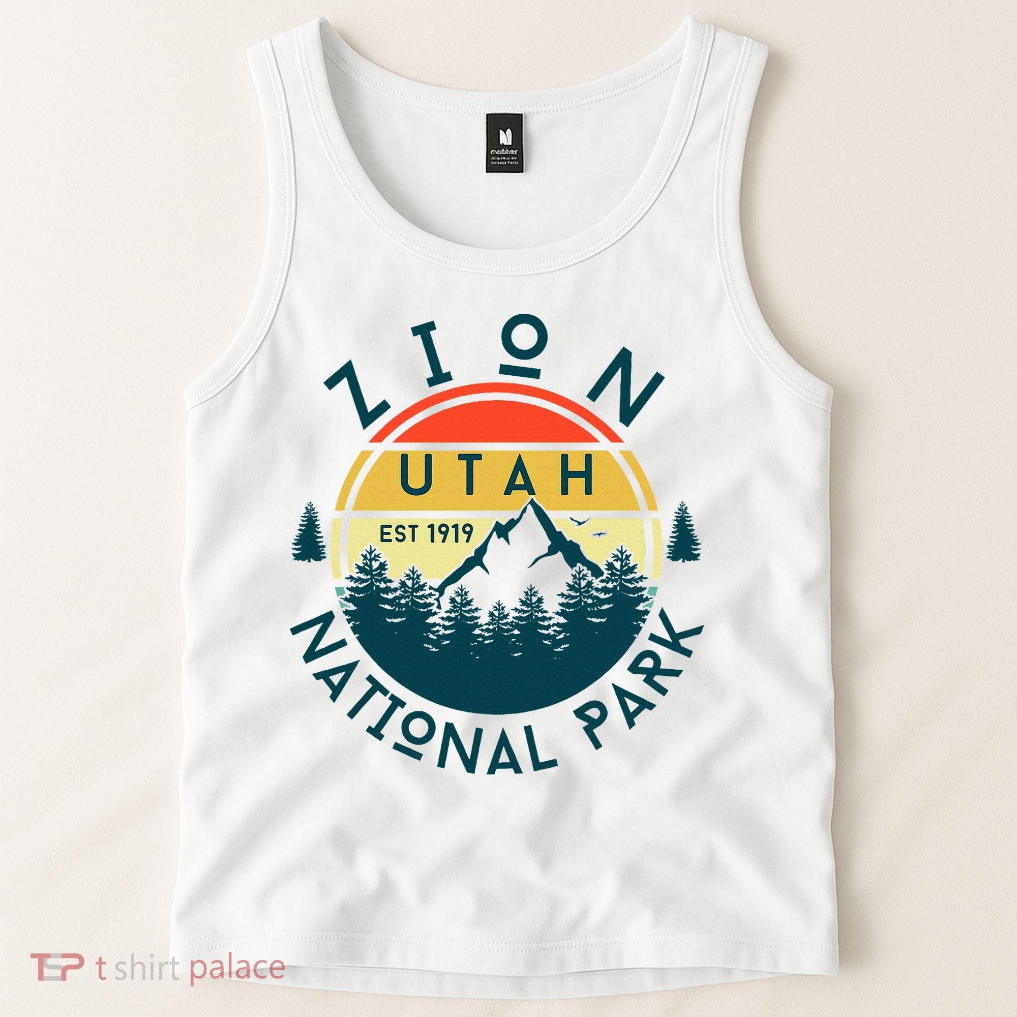 Zion National Park Utah Nature Hiking Outdoors Tank Top