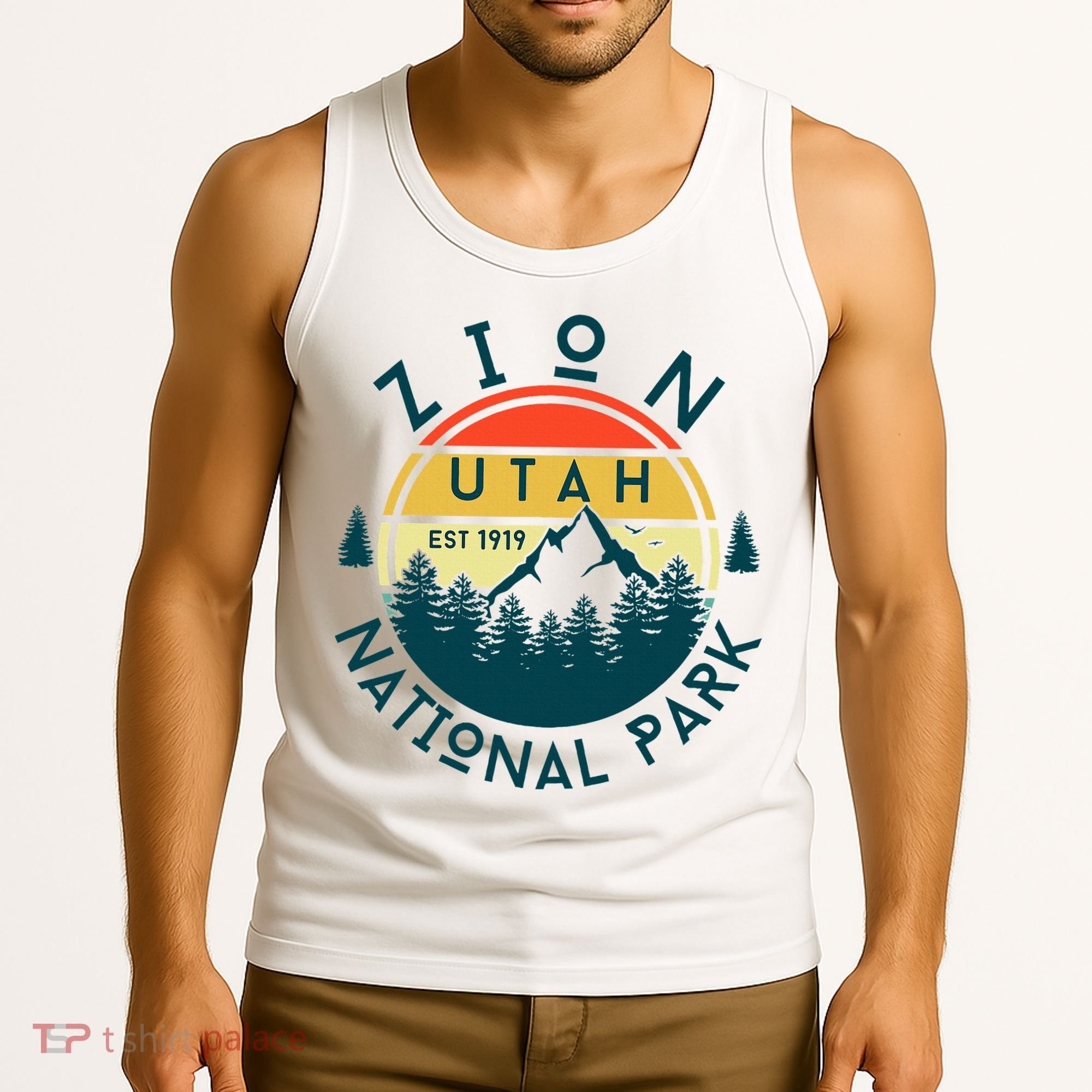 Zion National Park Utah Nature Hiking Outdoors Tank Top