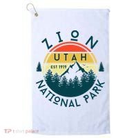 Zion National Park Utah Nature Hiking Outdoors Golf Towel thumb 0