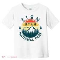 Zion National Park Utah Nature Hiking Outdoors Toddler T-Shirt thumb 0