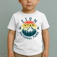 Zion National Park Utah Nature Hiking Outdoors Toddler T-Shirt thumb 2