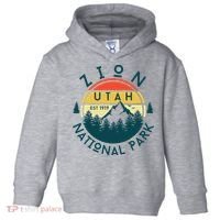Zion National Park Utah Nature Hiking Outdoors Toddler Hoodie thumb 0
