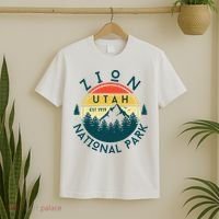 Zion National Park Utah Nature Hiking Outdoors T-Shirt thumb 2