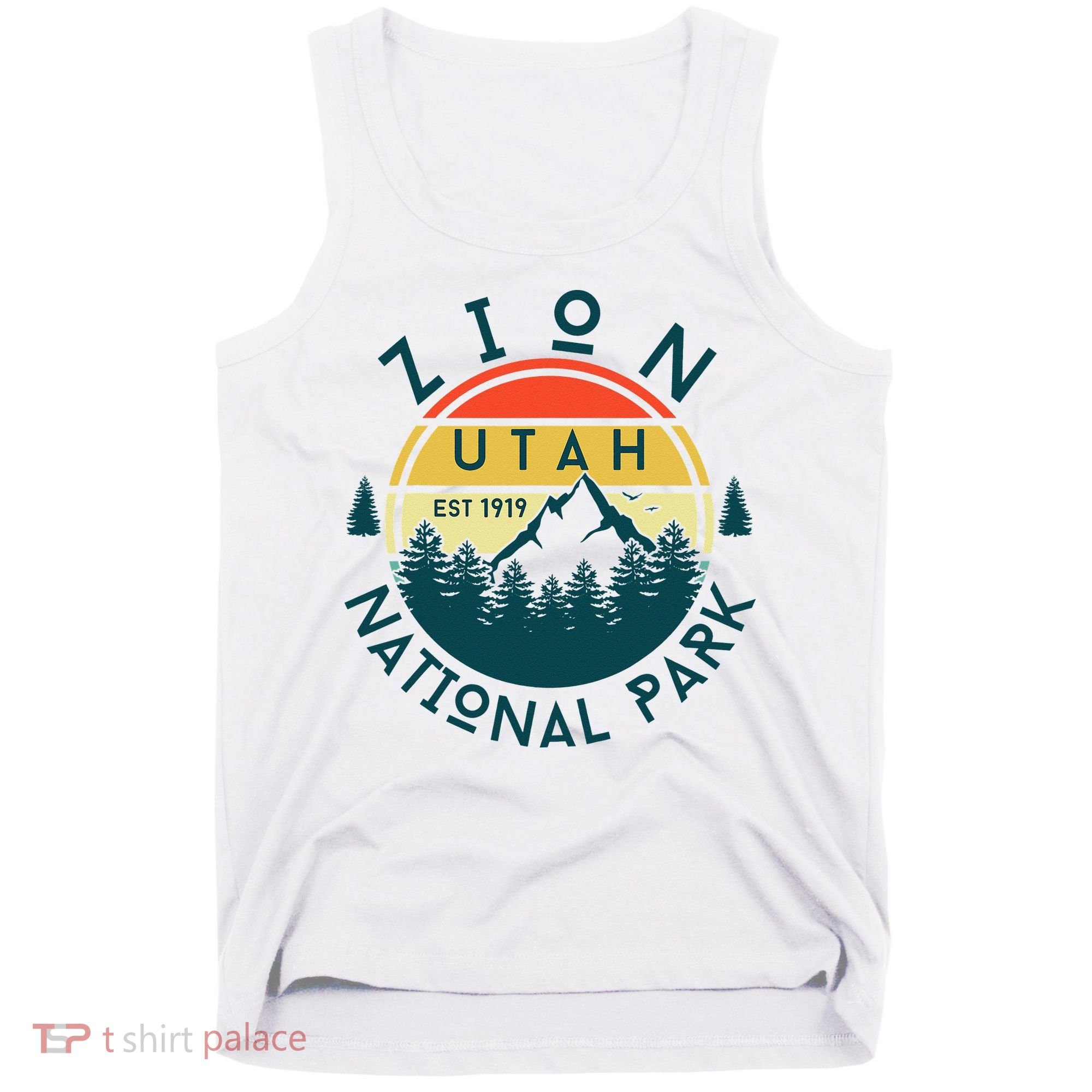 Zion National Park Utah Nature Hiking Outdoors Tank Top