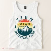 Zion National Park Utah Nature Hiking Outdoors Tank Top thumb 2