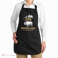 Zion National Park Utah Usa Bison Buffalo Apron thumb 2