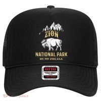Zion National Park Utah Usa Bison Buffalo Hat thumb 0