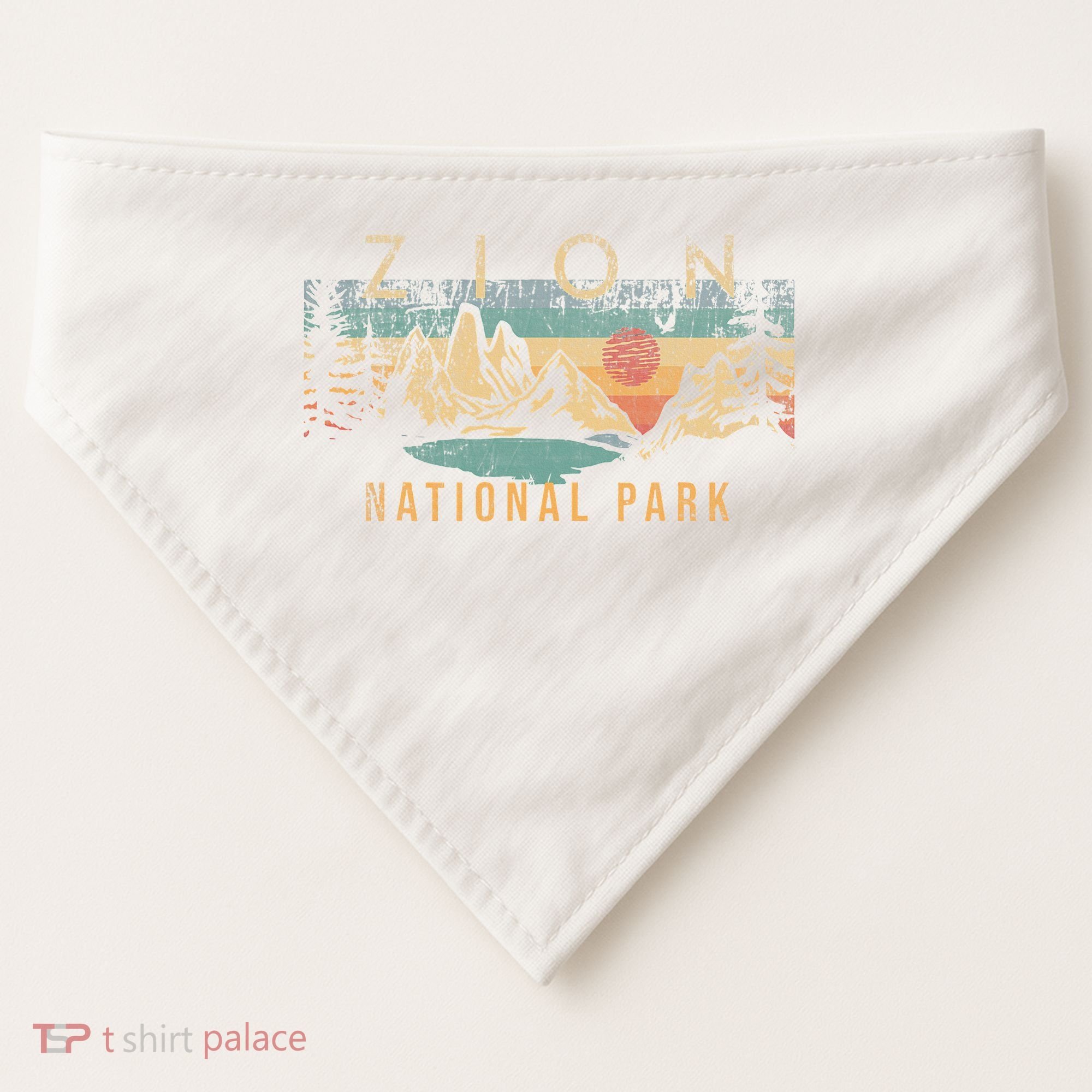 Zion National Park USA-Made Doggie Bandana