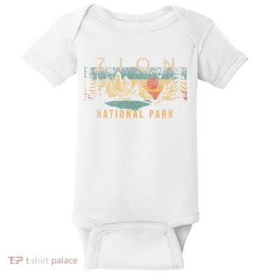 Zion National Park Baby Bodysuit