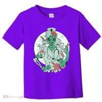 Zombie Nurse Spooky Halloween Toddler T-Shirt thumb 0