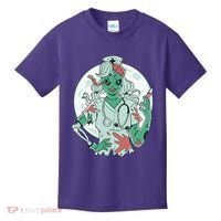 Zombie Nurse Spooky Halloween Kids T-Shirt thumb 0