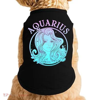 Zodiac Aquarius Lady Doggie Tank