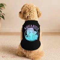 Zodiac Aquarius Lady Doggie Tank thumb 2