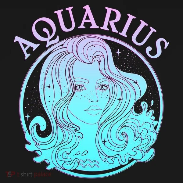Zodiac Aquarius Lady Bucket Hat