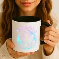Zodiac Aquarius Lady Coffee Mug thumb 3