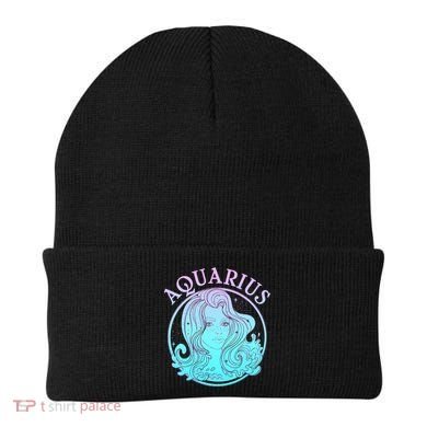 Zodiac Aquarius Lady Beanie