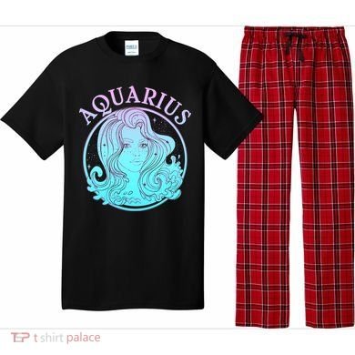 Zodiac Aquarius Lady Pajama Set