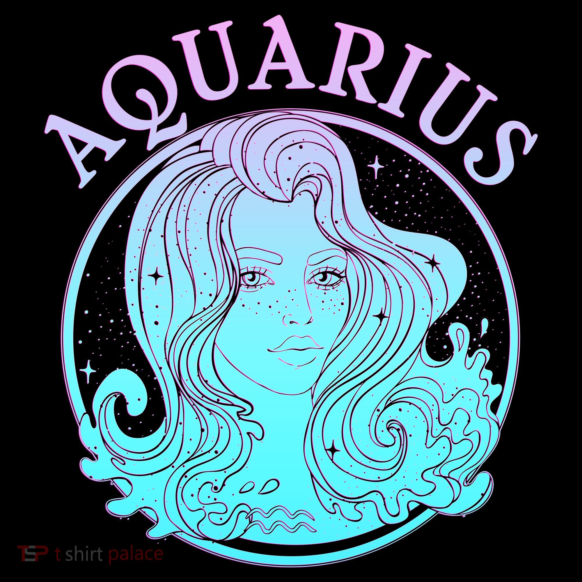 Zodiac Aquarius Lady Women's Hoodie