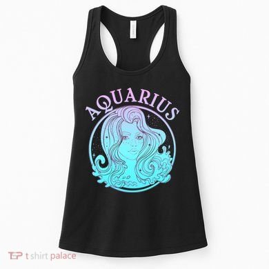 Zodiac Aquarius Lady Women's Tank Top