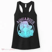 Zodiac Aquarius Lady Women's Tank Top thumb 0
