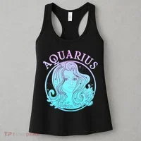 Zodiac Aquarius Lady Women's Tank Top thumb 3