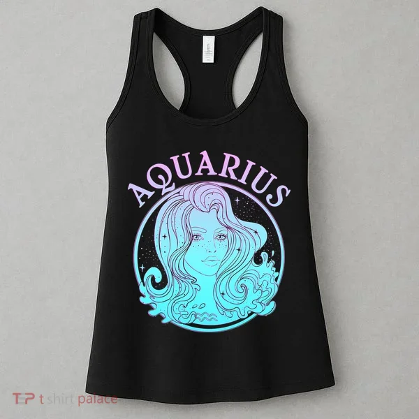 Zodiac Aquarius Lady Women's Tank Top