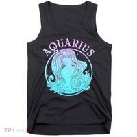 Zodiac Aquarius Lady Tank Top thumb 0