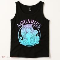 Zodiac Aquarius Lady Tank Top thumb 2