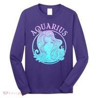 Zodiac Aquarius Lady Long Sleeve Shirt thumb 0