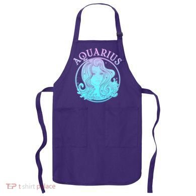 Zodiac Aquarius Lady Apron