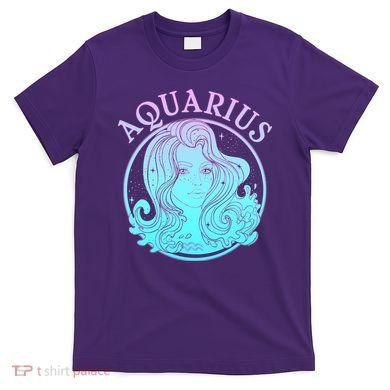 Zodiac Aquarius Lady T-Shirt