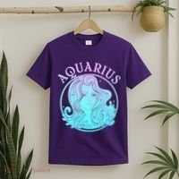 Zodiac Aquarius Lady T-Shirt thumb 2