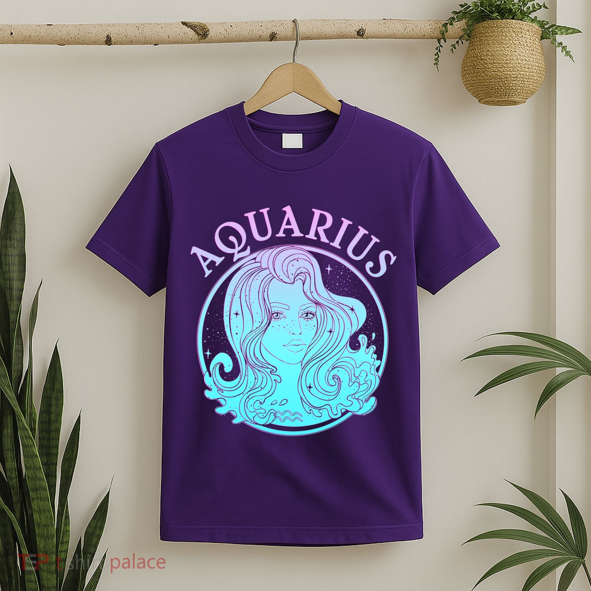 Zodiac Aquarius Lady T-Shirt