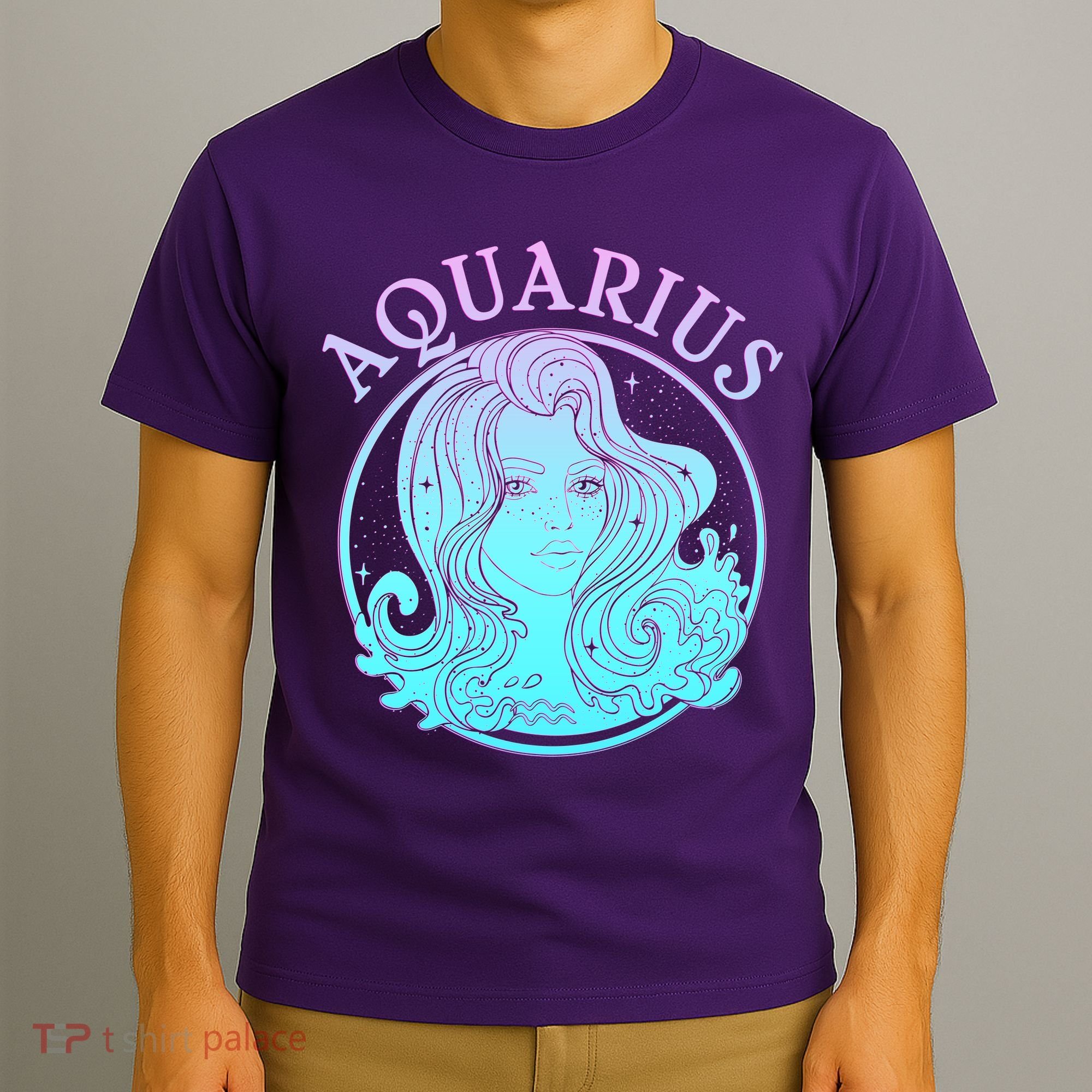 Zodiac Aquarius Lady T-Shirt