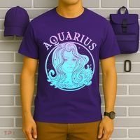 Zodiac Aquarius Lady T-Shirt thumb 6