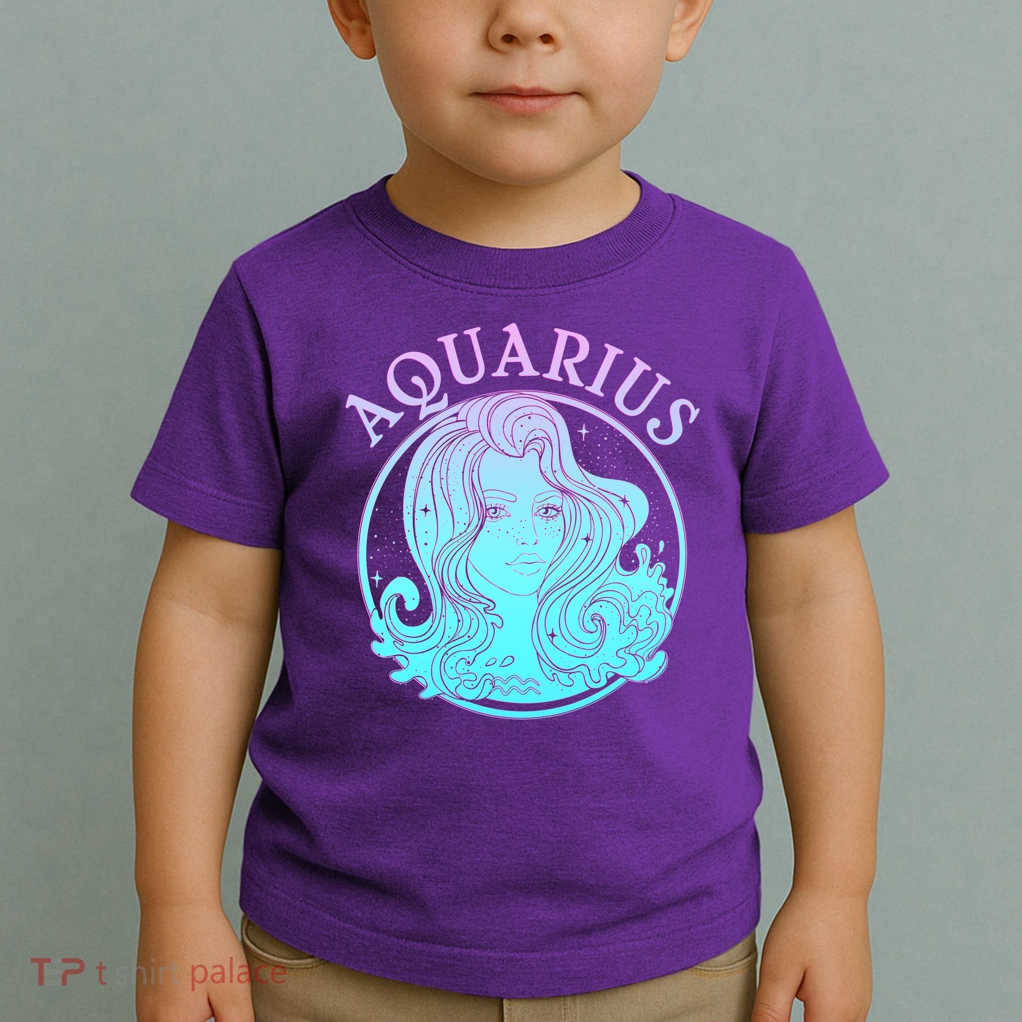 Zodiac Aquarius Lady Toddler T-Shirt